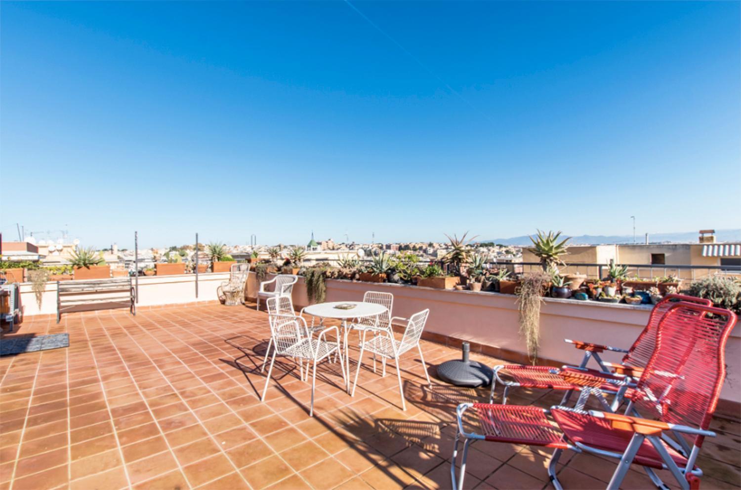 Rosa'S Terrace Roma Panoramic Penthouse Lägenhet Exteriör bild