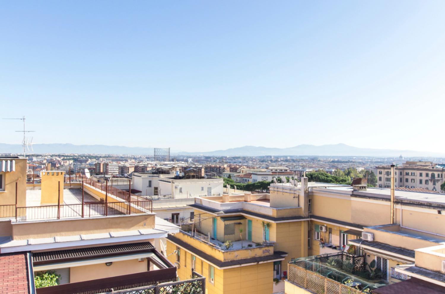 Rosa'S Terrace Roma Panoramic Penthouse Lägenhet Exteriör bild